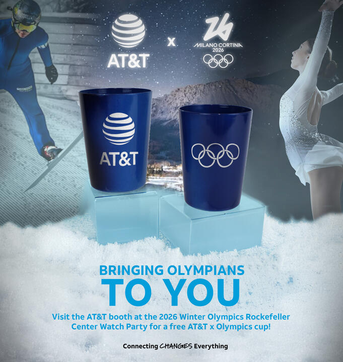 AT&T Winter Olympics Poster