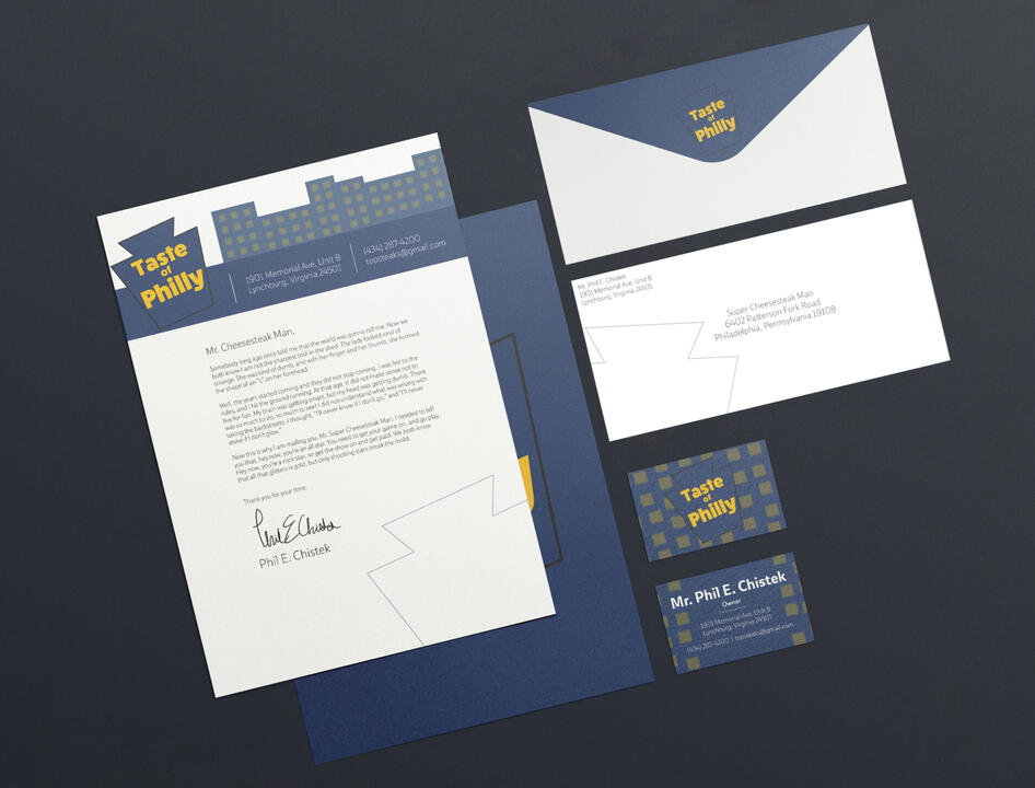 Taste of Philly Rebrand: Assets Mockup