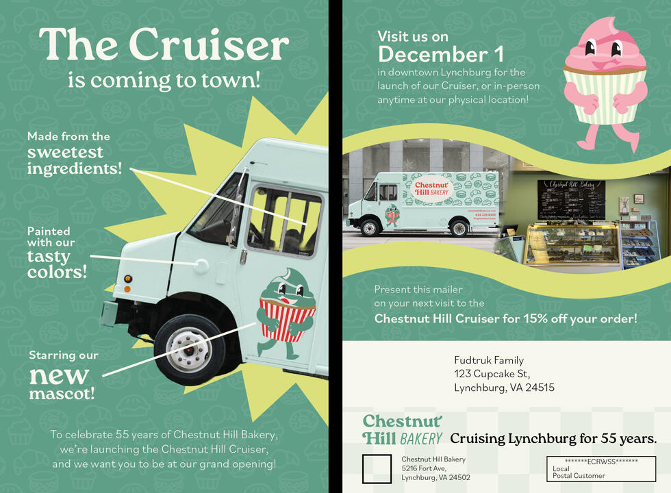 Chestnut Hill Bakery Green Mailer